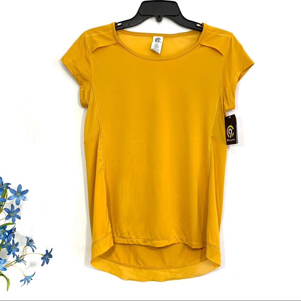 C9 by Champion Women's Nugget Gold Short Sleeve Running T-Shirt - NWT